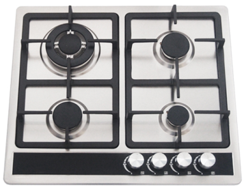 Silver Gas Hob 4 Burner Burner Catalogo dell'apparecchio