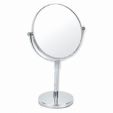 Round Vanity Makeup Stand with Mirror