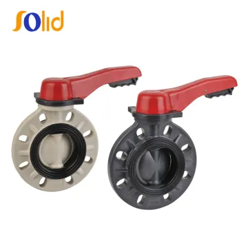 PP/FRPP Butterfly Valve, PVC Butterfly Valve, Plastic Valve