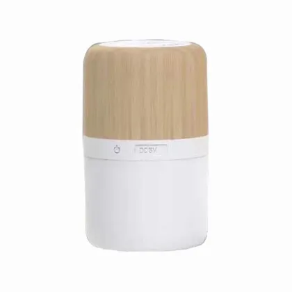 Bamboo Wood Grain Wireless Bluetooth Speaker - Mini Portable Audio Loudspeaker