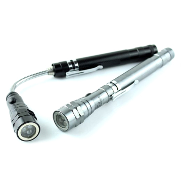 EDC Super Fin Fin LR44 Alcalina Bateria LED lanterna de lanterna de trabalho com material de alumínio