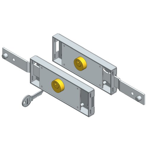 Roller shutter lock set Shifted bolt