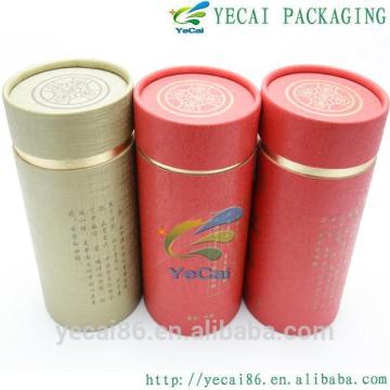 New style cardboard paper tube cans canisters for candle , toy , coffee , snack , nut packaging