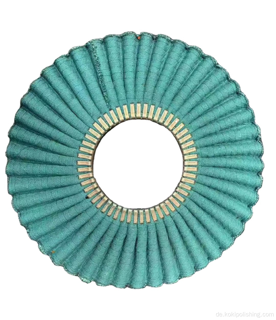 Blaue Wellen Sisal-Puff-Rad