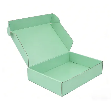 Green Custom Corrugated Gift Box