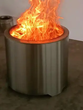 Outdoor garden BBQ fire pit