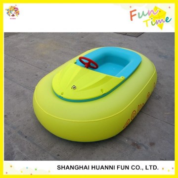 2015 newly design motorized kids electric bumper boat with PVC inflatable tube factory
