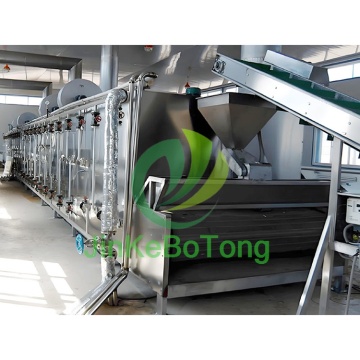Compact Mesh Belt Dryer for Industrial Materia