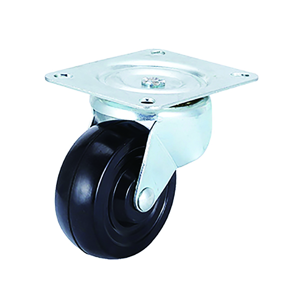 Lightweight Swivel Casters with Rubber Wheels