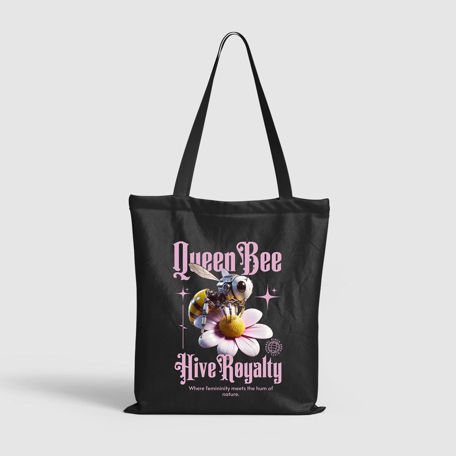 Queen Bee's Harmony Canvas Tote Bag