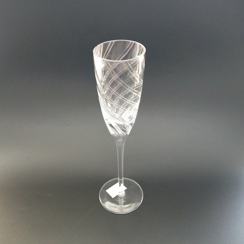 mouth blown goblet glass for martini wine glass