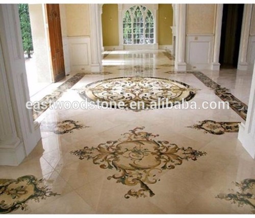 promotional artistic water jet medallion for entry hall