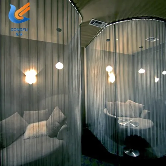 Fashionable Metal Ring Mesh Curtain" could be shortened and optimized for a search engine as:

"Metal Ring Mesh Curtain - Fashionable Decor