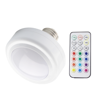 13-Color Smart Downlight Battery Operated E26 Thread Bulb with Remote Control