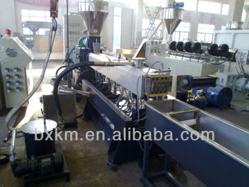 PET bottles flakes scraps granulating pelleting line