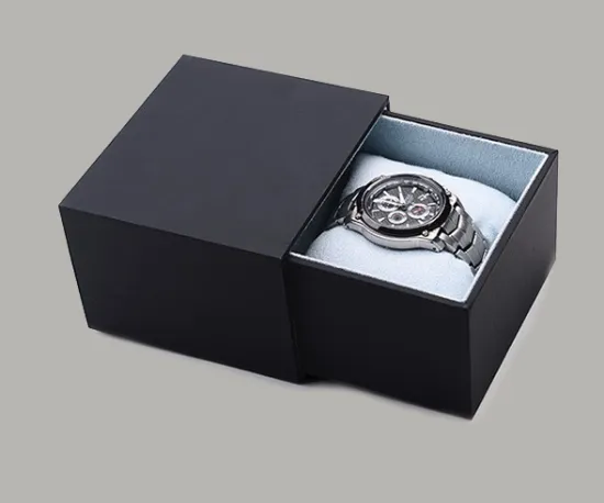 Men Watch in sliding drawer box