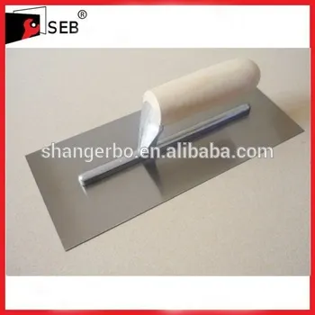 curved plastering trowel for drywall joints