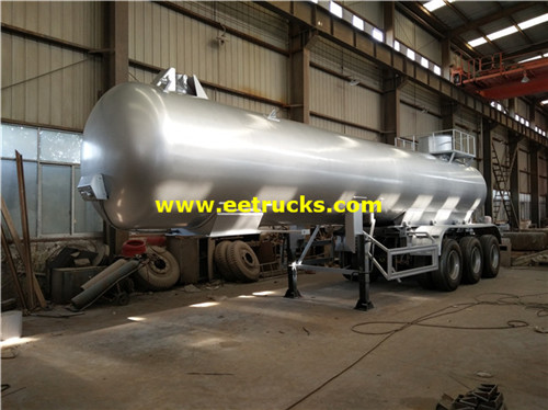 24000L 25ton ثاني أكسيد الكبريت ناقلات مقطورة