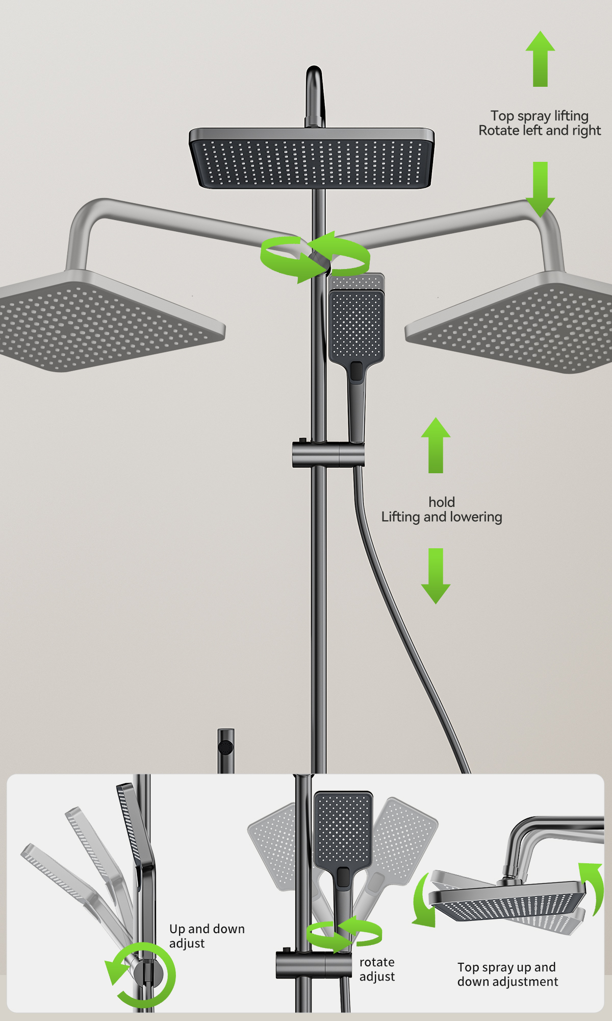 the usage of 4133 shower column