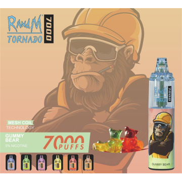Original RandM 7k Rechargable Vape Spain Wholesale