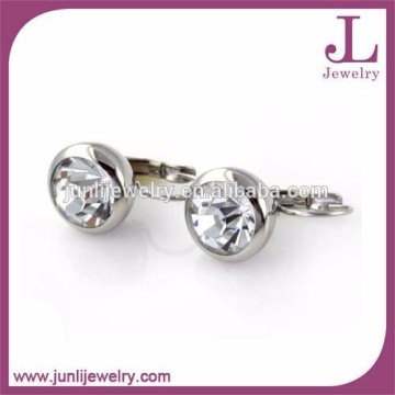 Cubic Zircon Latest Model Fashion Earrings Single Stone Earring Designs