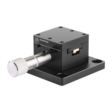 Etapa cu canelura din coadă de rândunică axa X manuală din aliaj de aluminiu 25 mm