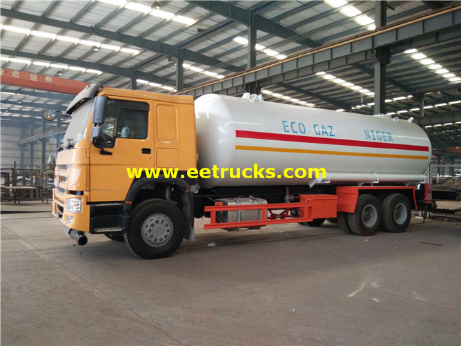 Propane Delivery Tanker Vehicle