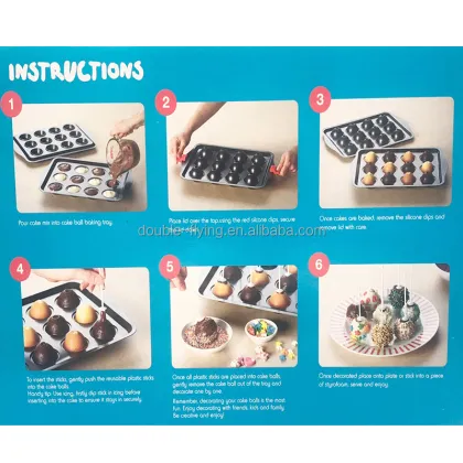 12 Cavity Non-Stick Cake Pops Mold Kit with Lollipop Sticks for Chocolate and Desserts