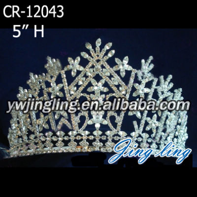 rhinestone accessory pageant crowns for sale-CR-12043