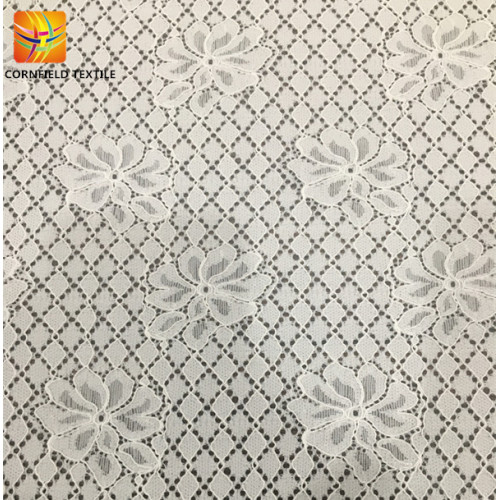 Wonderful air permeable lace fabric for dress making