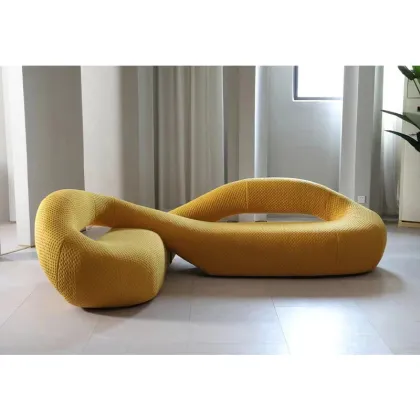 Modern L Shaped Fabric Sofa, U Shaped Sofa, and C Shaped Sofa Furniture