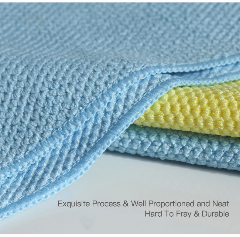 microfiber rice texture fabric towel