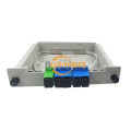โมดูลการแทรก 1x4 SC / UPC Fiber Splitter