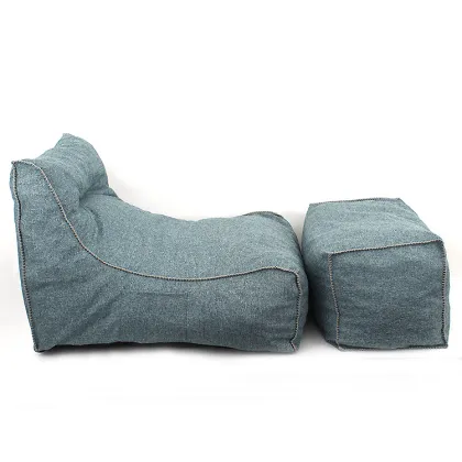 Fabric Cover Memory Foam Bean Bag Lazy Sofa for Bedroom and Living Room