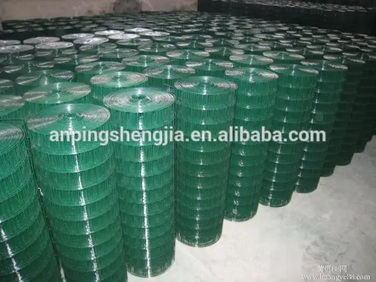 green colour pvc coated welded wire mesh