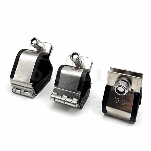 Cleat Kabel Trefoil Stainless Steel 316 Dengan IEC61914