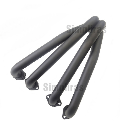 Schwarz Complete 4 in 1 Edelstahlableitungsmuffler für Kawasaki GPZ750S 1983-1985 1981-1982 Kawasaki Z750RS