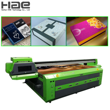 Impresora de inyección de tinta plana UV LED digital para caja