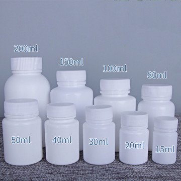 Wholesale HDPE Capsules Jars Bottles for Medicine Tablets Pill Packaging (30ml-200ml)