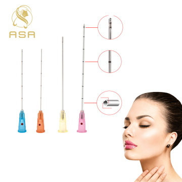 Hskinlift αμβλύ δύο μικροεπληρυνόμενη βελόνα σωληνίσκου σωληνίσκου σωλήνα