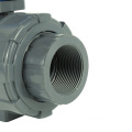 DKV 1/2 Inch Gray PVC Ball Valve for Irrigation
