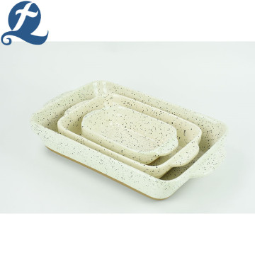 Fashion popular style solid color bread bakeware set