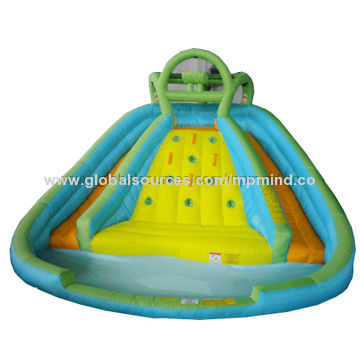 Inflatable Pool Slide, in 144*144*101 Inches, Made of Strong Oxford Fabric