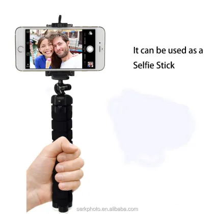 Mini Flexible Sponge Octopus Tripod - Phone & GoPro Camera Holder