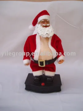14'' santa jumping belly dance