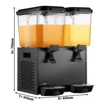 Commercial Hotel Twin Bowl Hot Cold Drink Electric Fruit Juice Dispenser