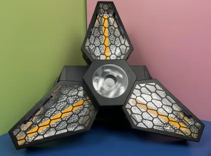 DMX Infinite Maple Leaf Retro Light for Stage