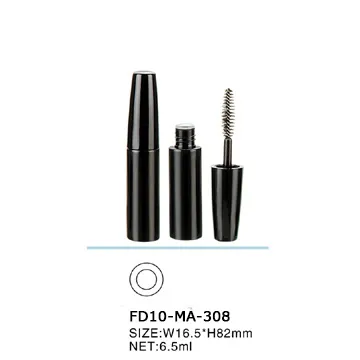 6.5ml Black Unique Style Empty  Cosmetic Packaging