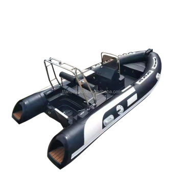 High-Speed 14ft RIB Hypalon Sport Cabin Cruiser with Outboard Motor