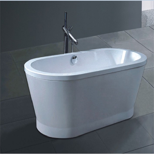 High Quality Floor Stand Faucet Oval Shaped Bathtub